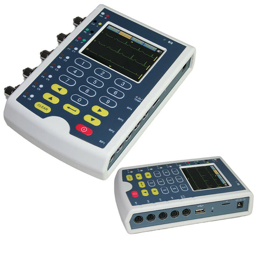 MS400 мультипараметрический имитатор 12 проводов ЭКГ респират темп ИБП монитор