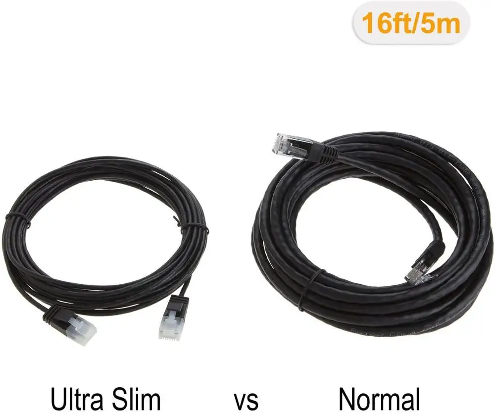 Ультратонкий Ethernet-кабель Cat6a патч-кабель Ethernet UTP 10 Гб 500 МГц высокоскоростной