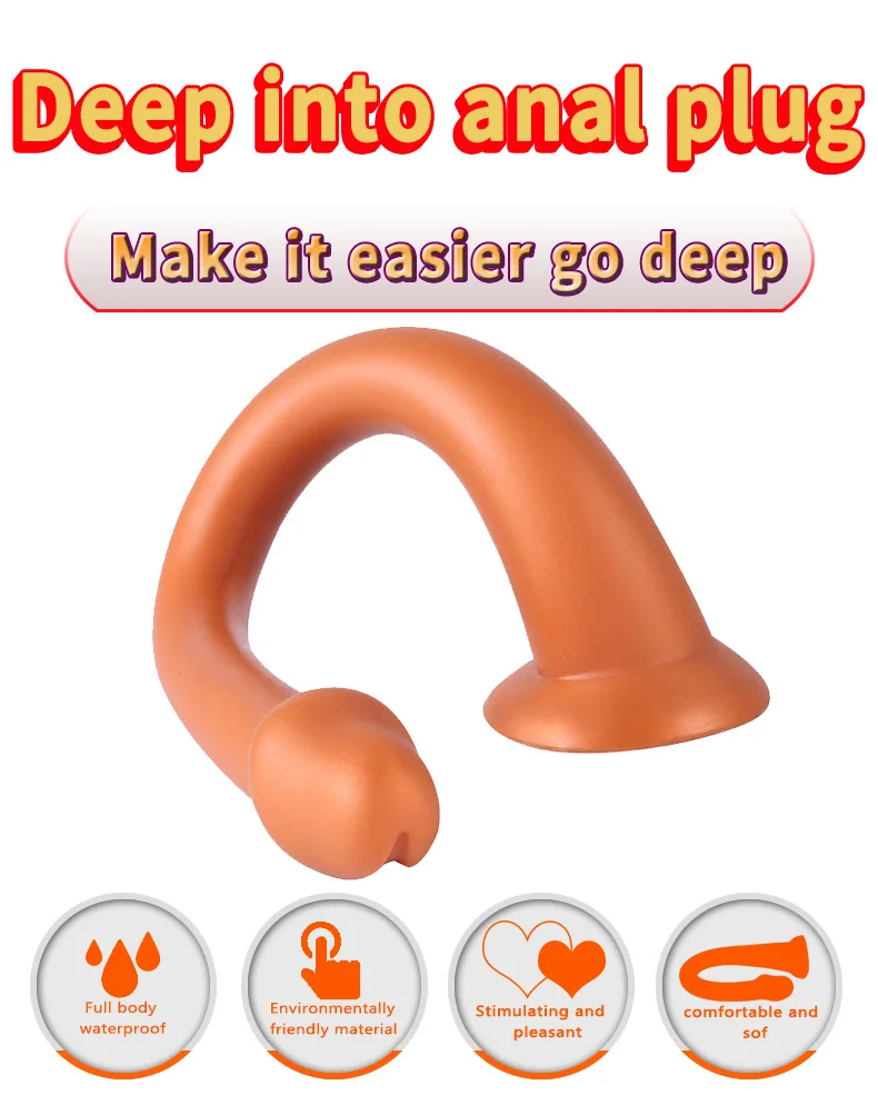 Huge Anal Plugs Male Prostate Massager Silicone Big Butt Plug Beads Large Dildo G spot Masturbation Sex Toys For Woman Man | Красота и
