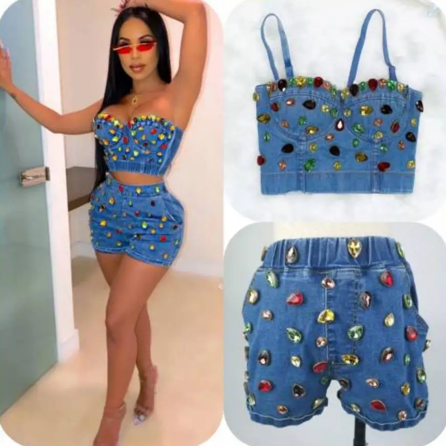 Обувь в европейском и американском стиле ретро С бусинами из цветного стекла