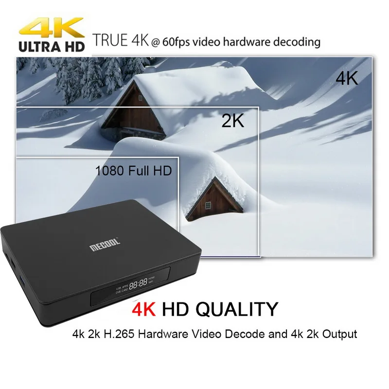K6 DVB S2 7 0 2 Гб 16 ROM 4G + 5G WiFi USB3.0 100 Мбит/с 4K медиаплеер|ТВ-приставки и медиаплееры| |