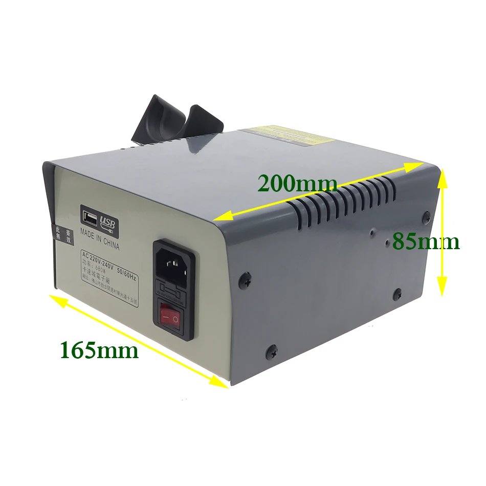 KADA 2018D 995D SMD паяльная станция с подключенным горячим воздушным пистолетом