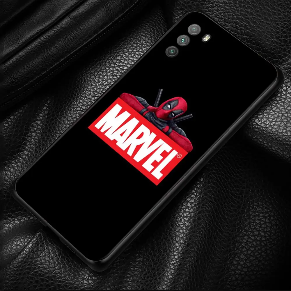 deadpool marvel phone case for xiaomi poco x3 nfc x3 m3 pro x3 f3 gt f1 cover for mi 11t 10t pro 9t 11 note 10 lite civi fundas free global shipping