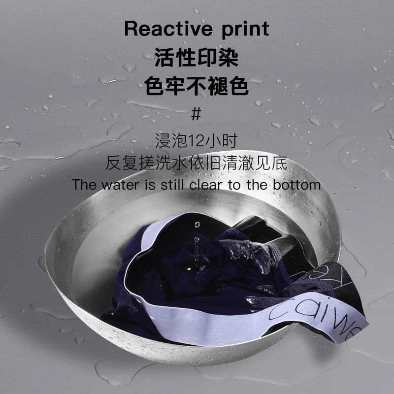 CaiwenKelun Men Underwear Cotton Boxer Shorts Print Underpants Comfortable Breathable Lingerie Male Trunk U Convex Panties 4Pcs