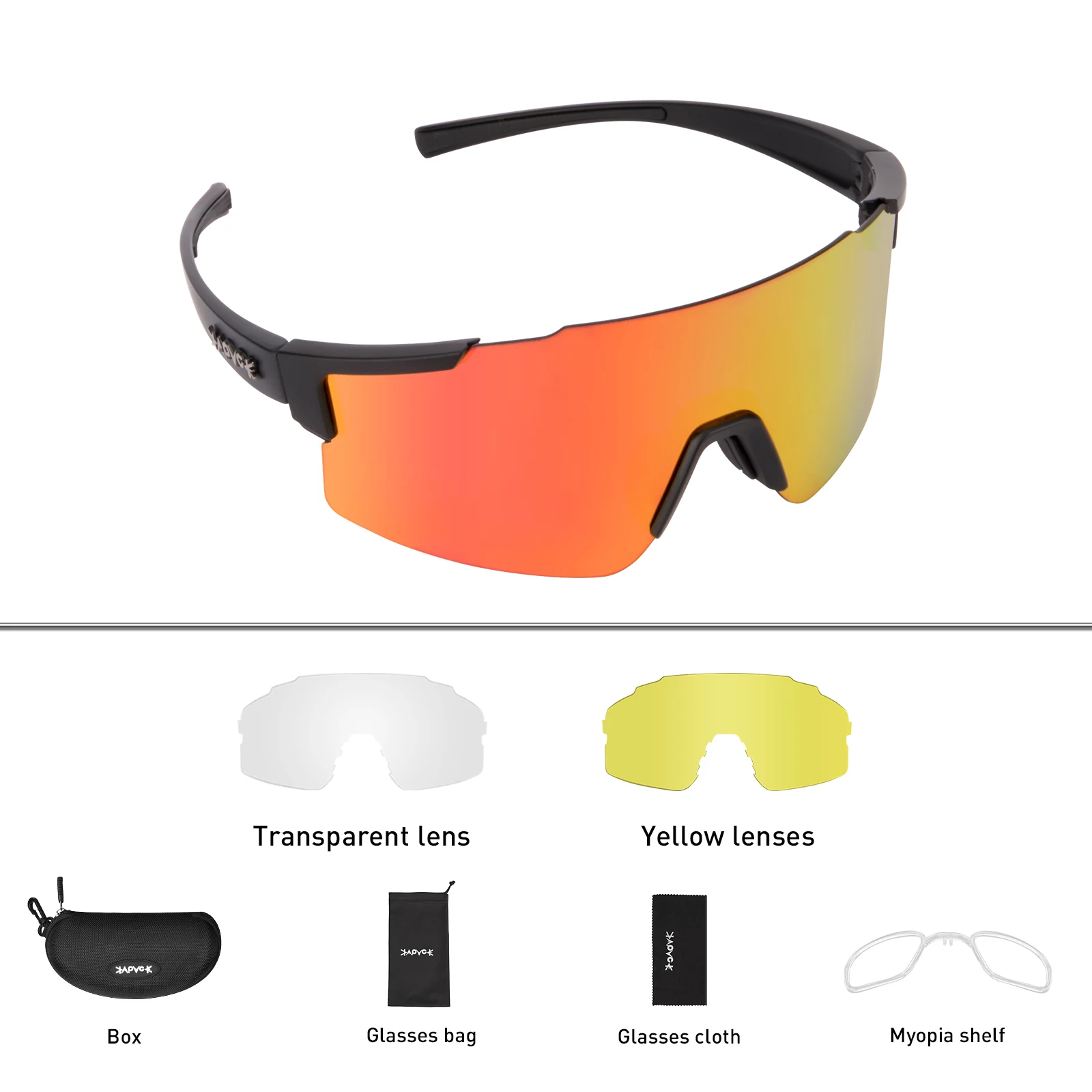 

Cycling Glasses Men&Women Road Bike Sunglasses Sport Riding Running Eyewear Goggles Bicycle Glasses for Running