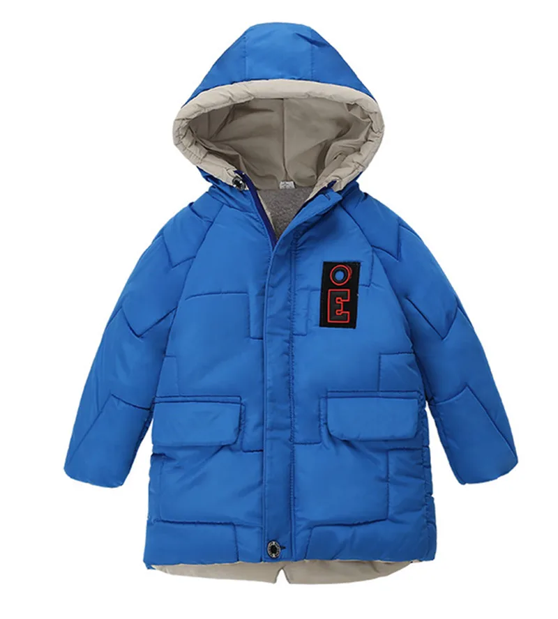 Новинка 2019 детское хлопковое пальто плотное для мальчиков зимняя Европейская и