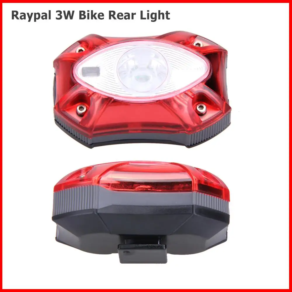 Raypal 3 Вт велосипед задний светильник USB Перезаряжаемые Водонепроницаемый хвост