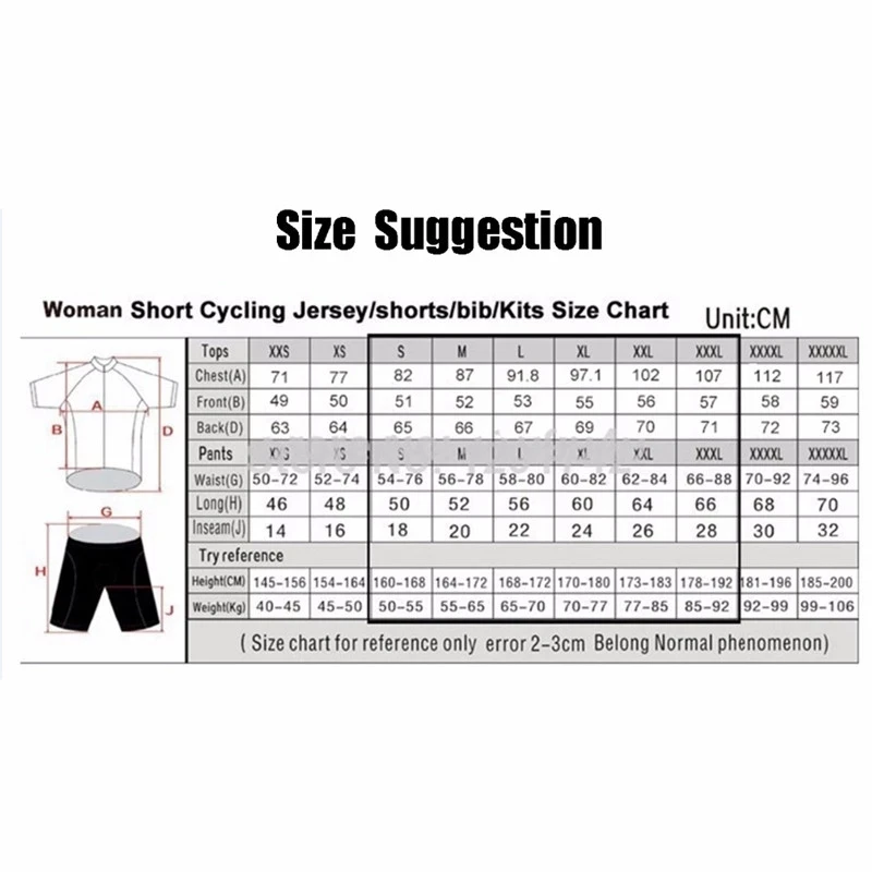 

Biehler-Ladies Cycling Wear Quick-drying Breathable Comfortable Sportswear Mountain Bike Wear Set Gel Pad Shorts MITI Bib Summer