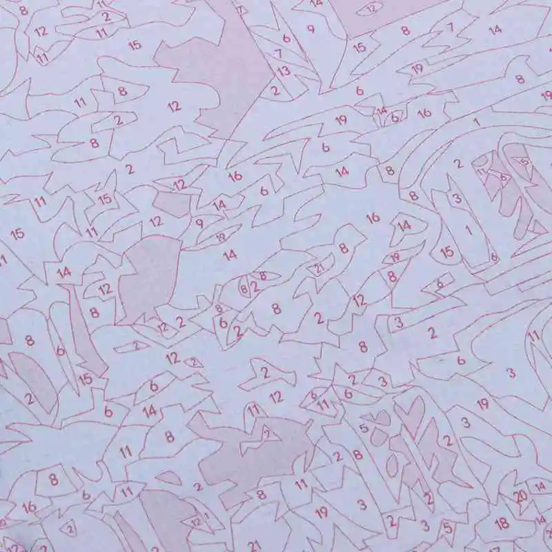 Модный холст DIY цифровая картина маслом набор краска по номерам без рамки Декор