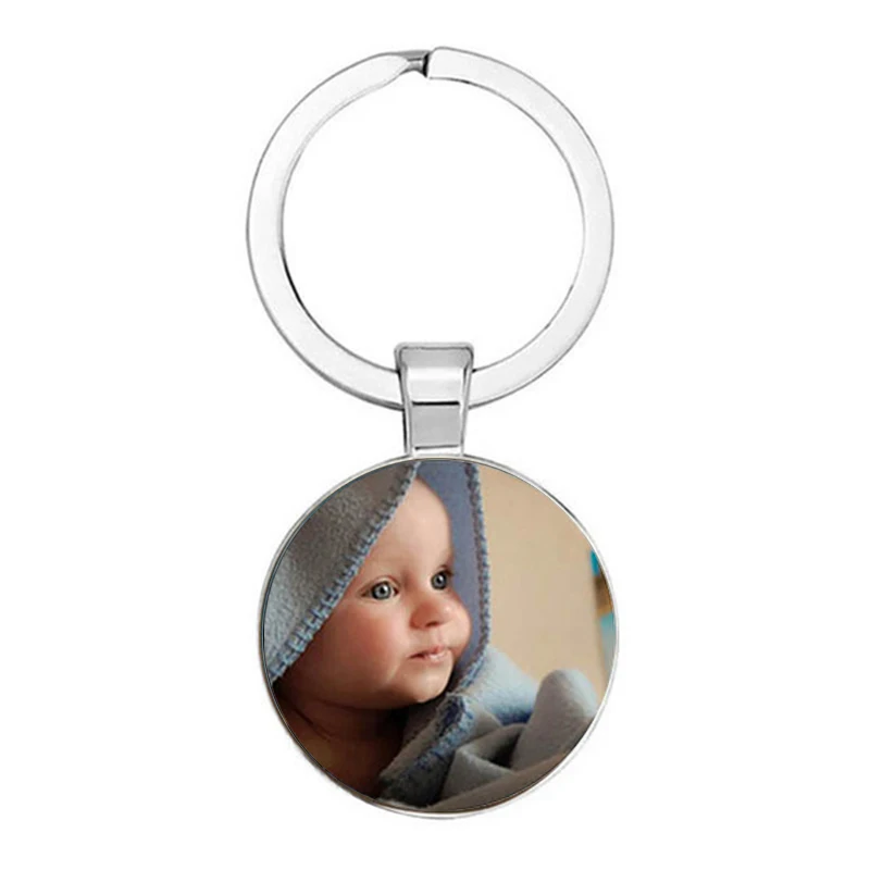 Personalized Photo Pendants Custom Keychain Photo Of Your Baby Child Mom Dad Grandparent Loved One Gift For Family Member Gift