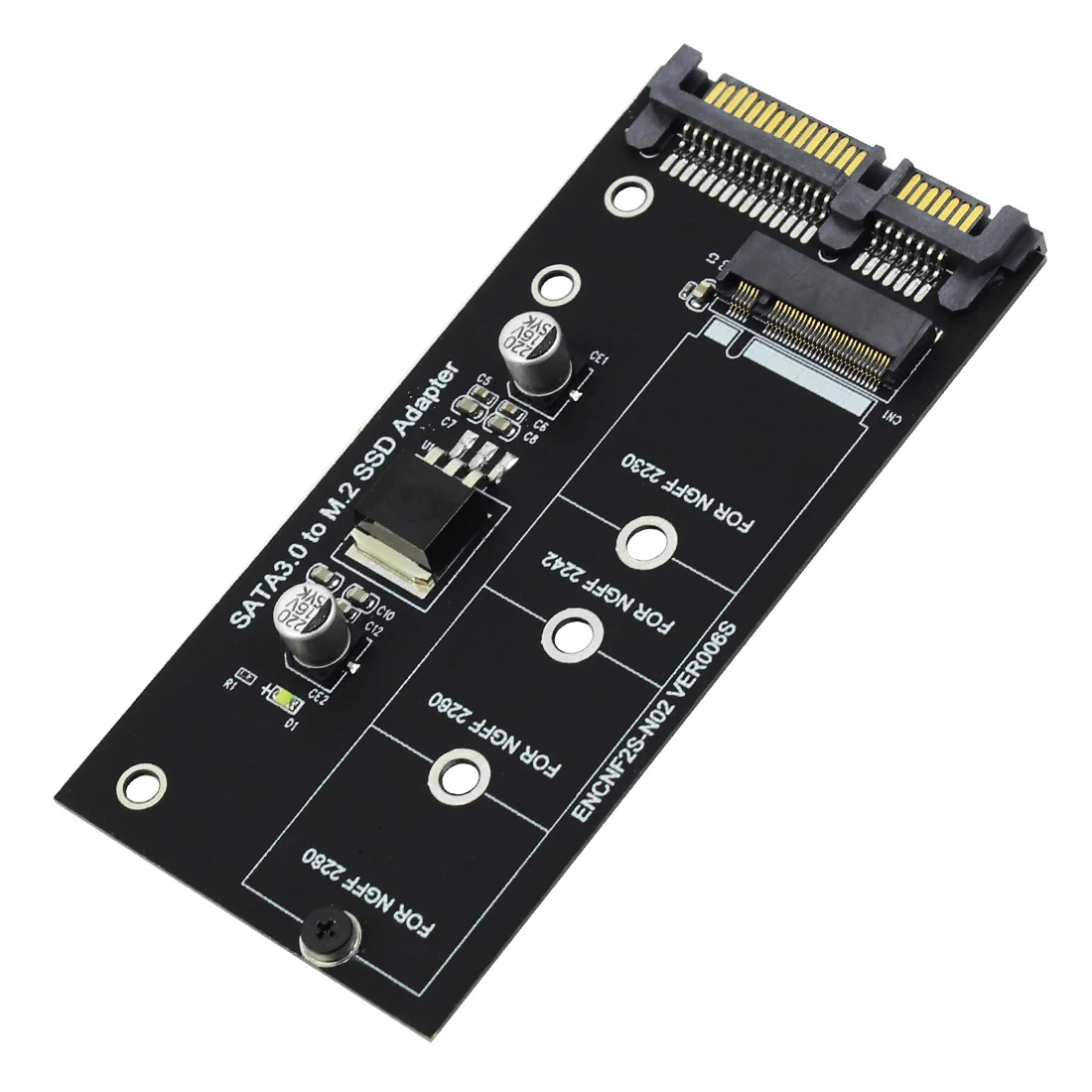 Плата M.2 адаптера M2 SATA3 Raiser на SATA адаптер SSD расширения B Ключ для NGFF 30/42/60/80 мм|Платы