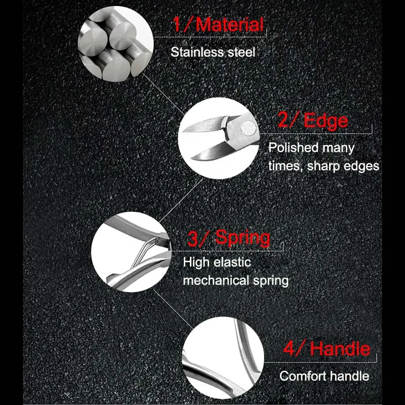 Профессиональные ножные кусачки для ногтей триммер пароникьи педикюра педикюр