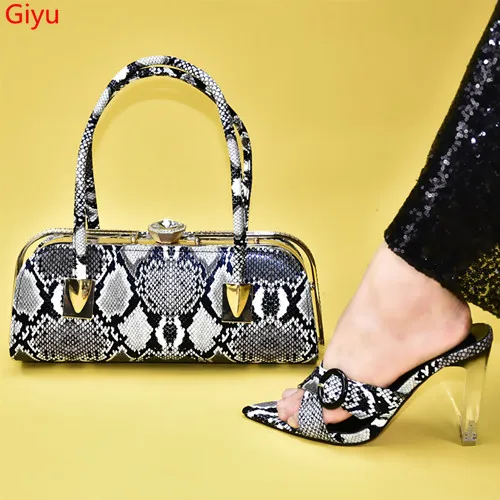 Doershow красивые африканские туфли и сумочки подходящий набор/горячая Распродажа