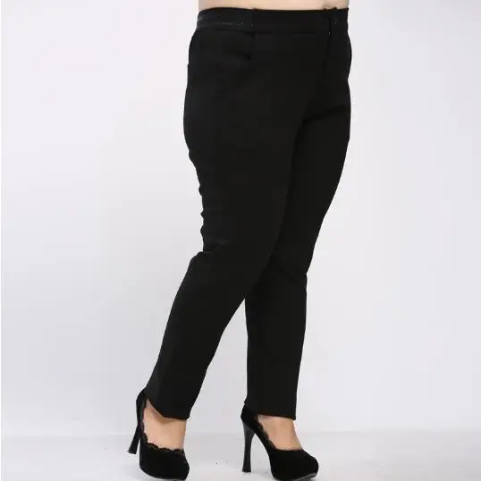 Капри Для женщин блузка 2020 элегантные Высокая талия эластичные длинные брюки