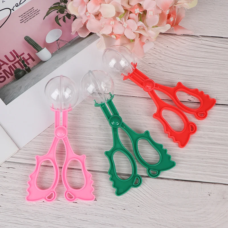 1 шт. пластиковый Жук Насекомое Ножницы Щипцы Пинцет для детей Детская игрушка удобный инструмент детская игрушка