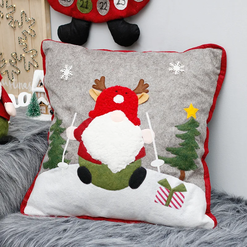 

Новый продукт, рождественские украшения, Рождественская милая серия, лицевая подушка для пожилых людей, рождественский подарок, подушка