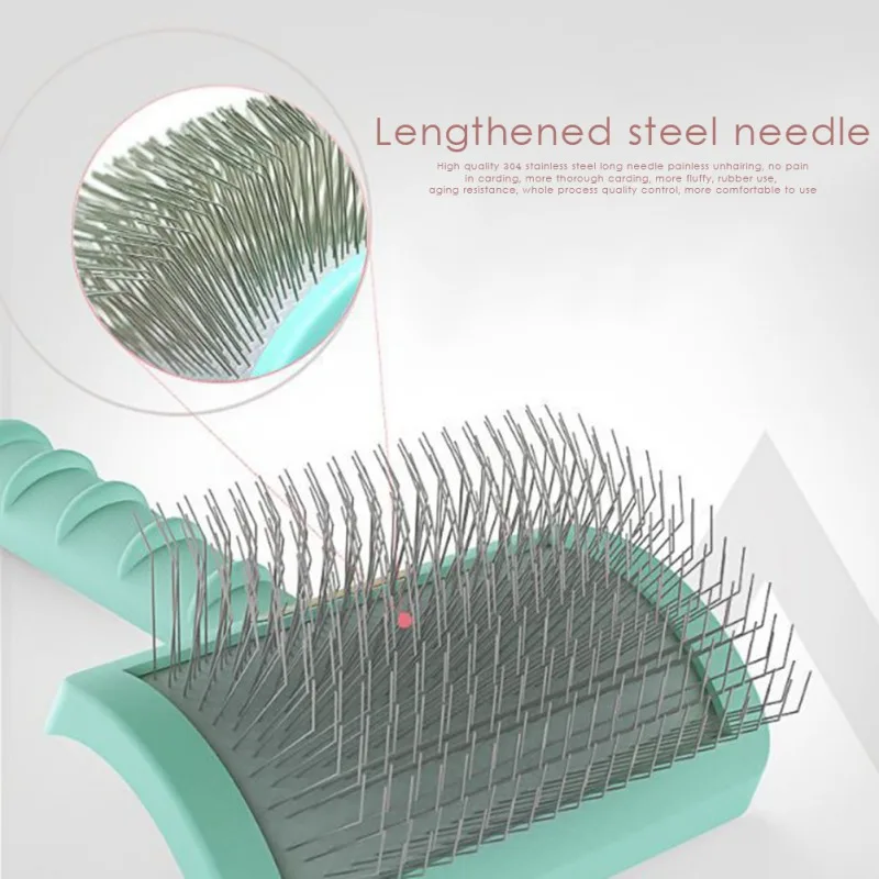 

Pet Grooming Comb Shedding Hair Remove Needle Brush Slicker Massage Tool Large Dog Cat Pet Supplies Accessories