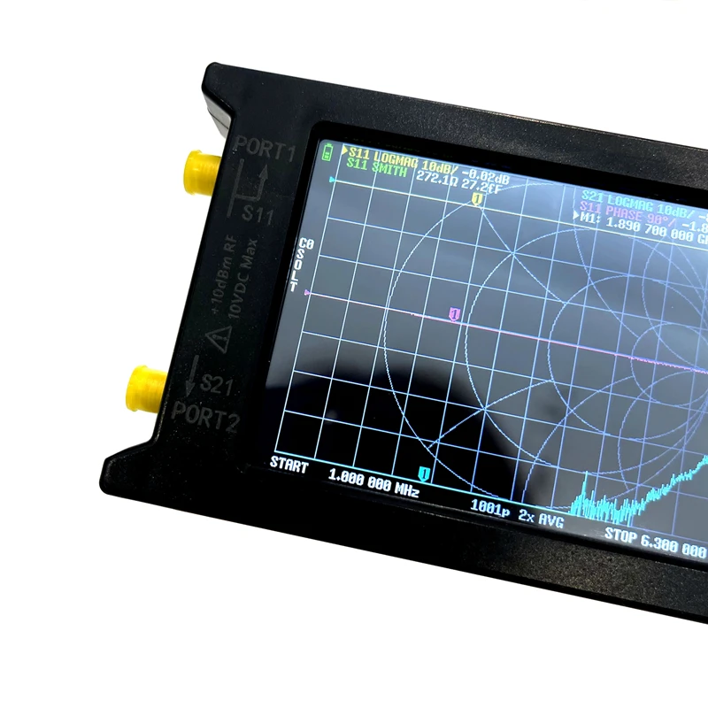 New LiteVNA-64 50KHz ~ 6.3GHz LiteVNA 3.95&quot Touch Screen Vector Network Analyzer HF VHF UHF Antenna Update of NanoVNA |