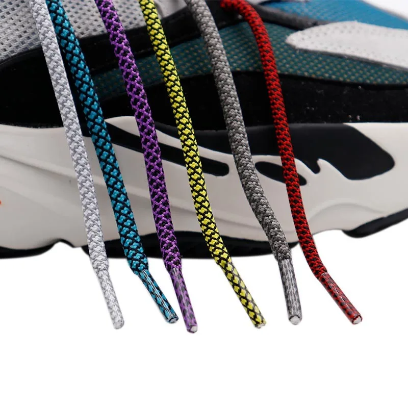

5mm 10 Colors Round Shoe Laces High Top Outdoor Walking Hiking Boot 700 Shoes Cords Bold Shoelace for Pants Women Bag Skirt