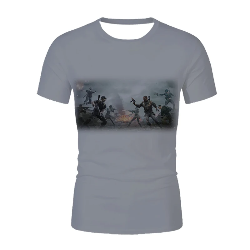 

The new 3D printing interesting clothes for boys and girls in the summer of 2021 are popular game clothes for men's tops