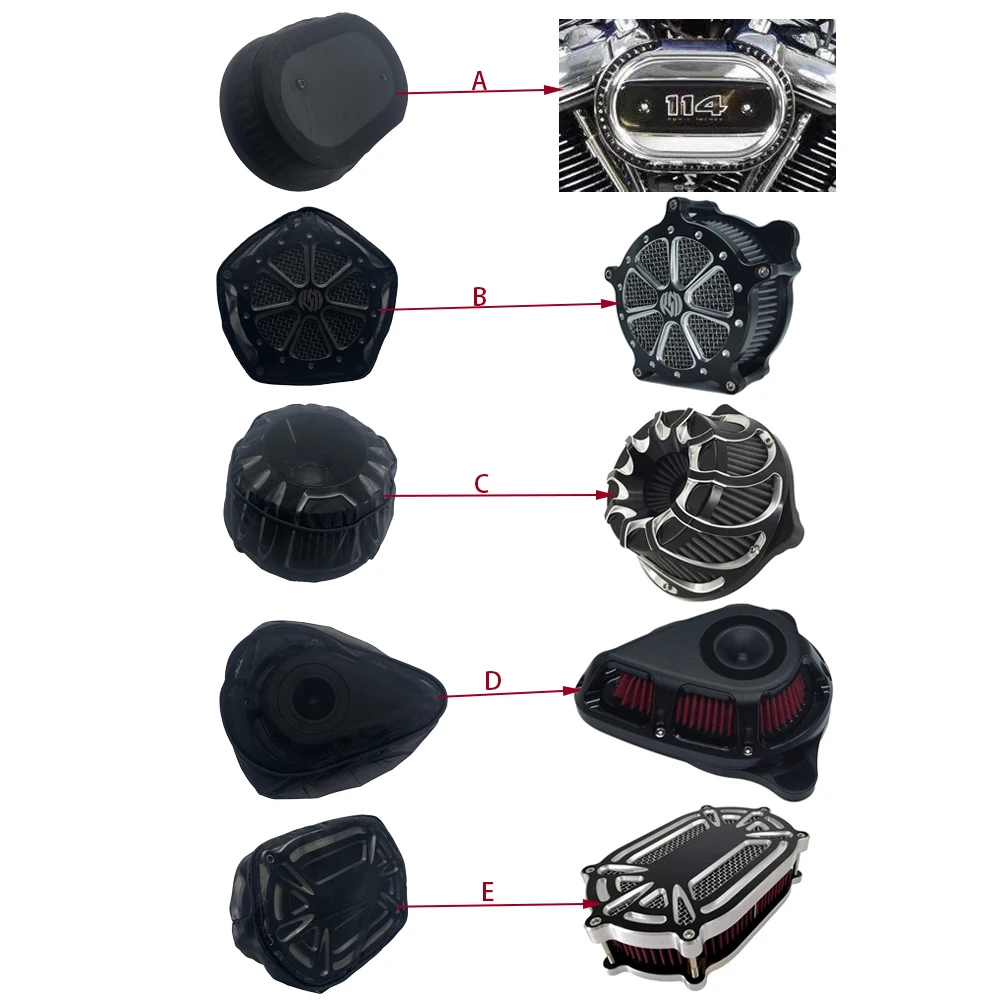 Воздушный фильтр RSD для мотоциклов водонепроницаемый носок от дождя Harley Touring