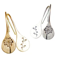 3 colors simple dandelion earrings for women engagement wedding party jewelry statement floral earrings