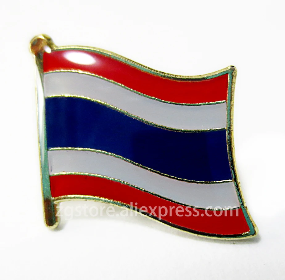 

Wholesale Lot of 10 pcs National flag Lapel Pins brooch Badge Emblem Thailand