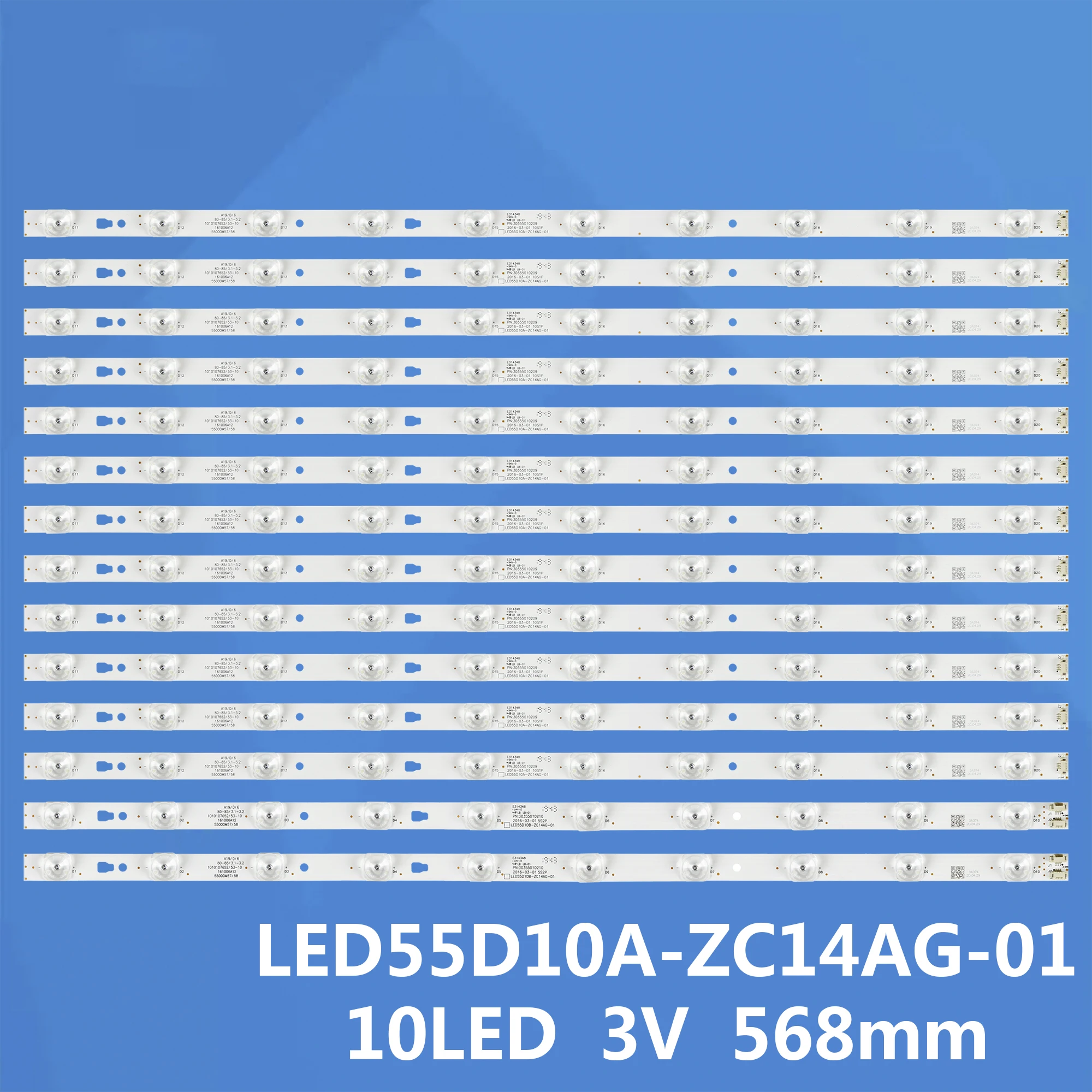 Светодиодная лента для подсветки Haier U55H3 LS55H510X LS55A51 LS55H510N LS55H310G LS55AL88U71 LED 55D10A-ZC14AG-01