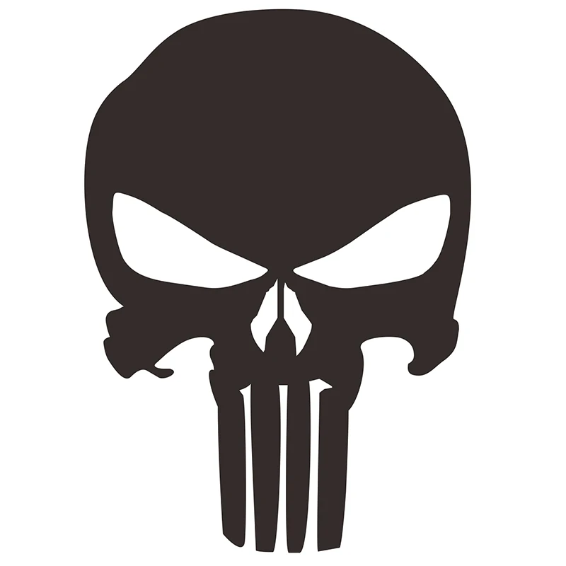 11 см X 15 аксессуары для стайлинга автомобиля Каратель Череп кровяные виниловые