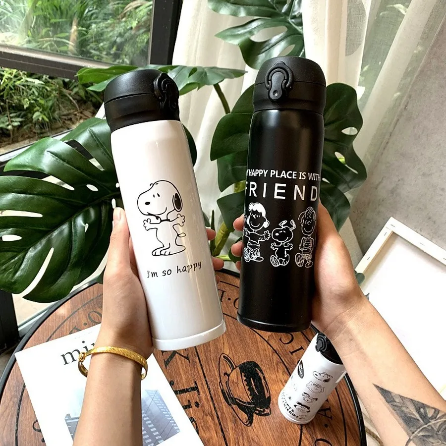 Термосы герметичные из нержавеющей стали с милыми мультяшными