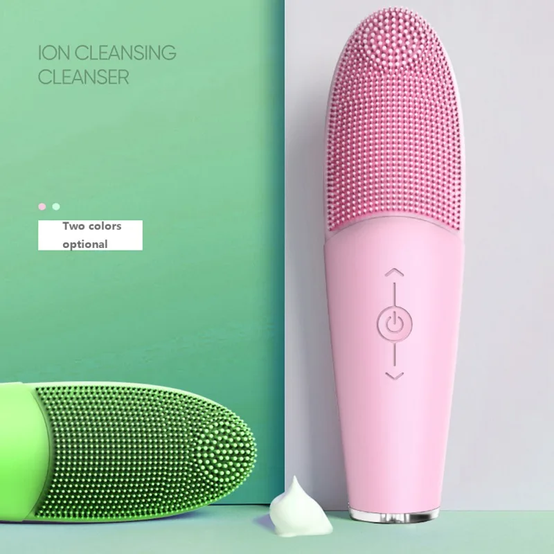 Силиконовая Очищающая щетка для лица стиральная машина ультразвуковая вибрация