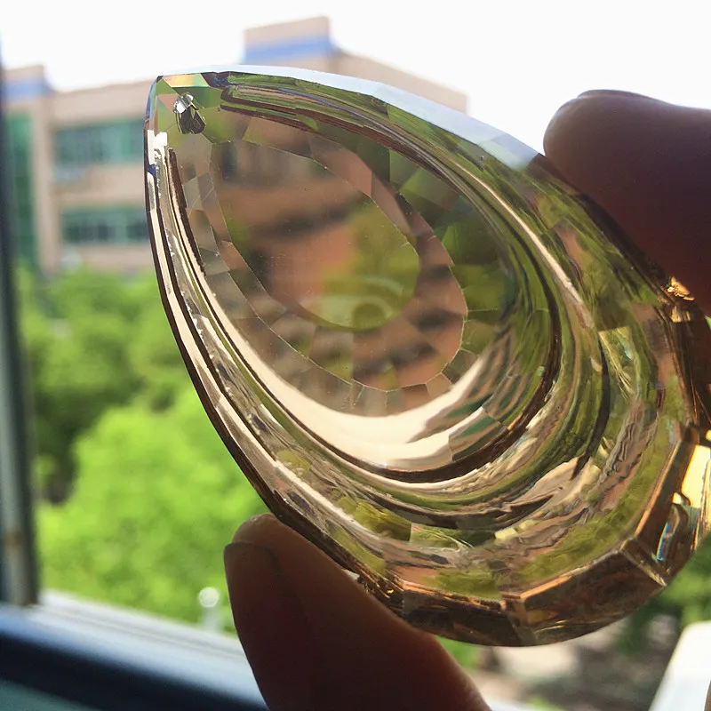 (Бесплатное кольцо) 63 мм хрустальная люстра К9 в форме шампанского подвесная