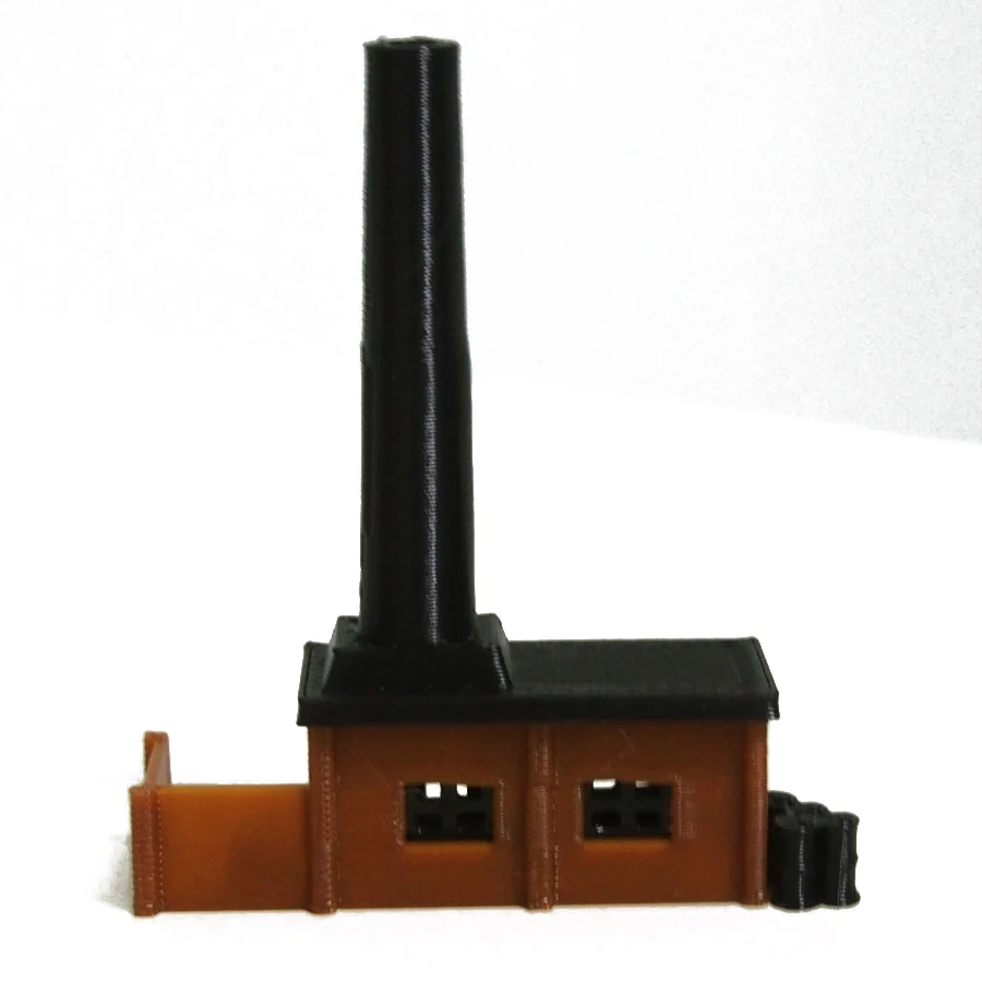 

Train Railway Model Scene N Ratio 1:160 Boiler Room For 1:144