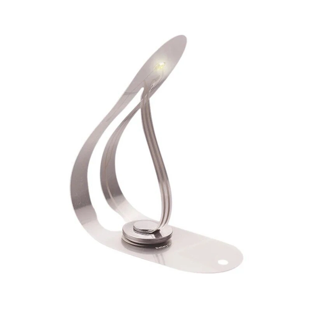 

Mini Ultra Thin LED Book Light for Reading Bulbs Novelty Card Flashlight Funny Night Light Bookmark Lamp Home Lighting 2020