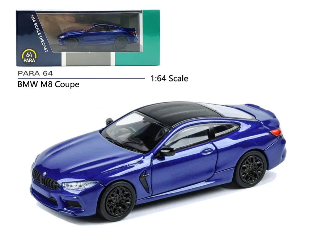 Новые модели PARRA64 масштаб 1/64 BMWW M8 Coupe литой Сплав игрушечные автомобили 3 дюйма 7 см