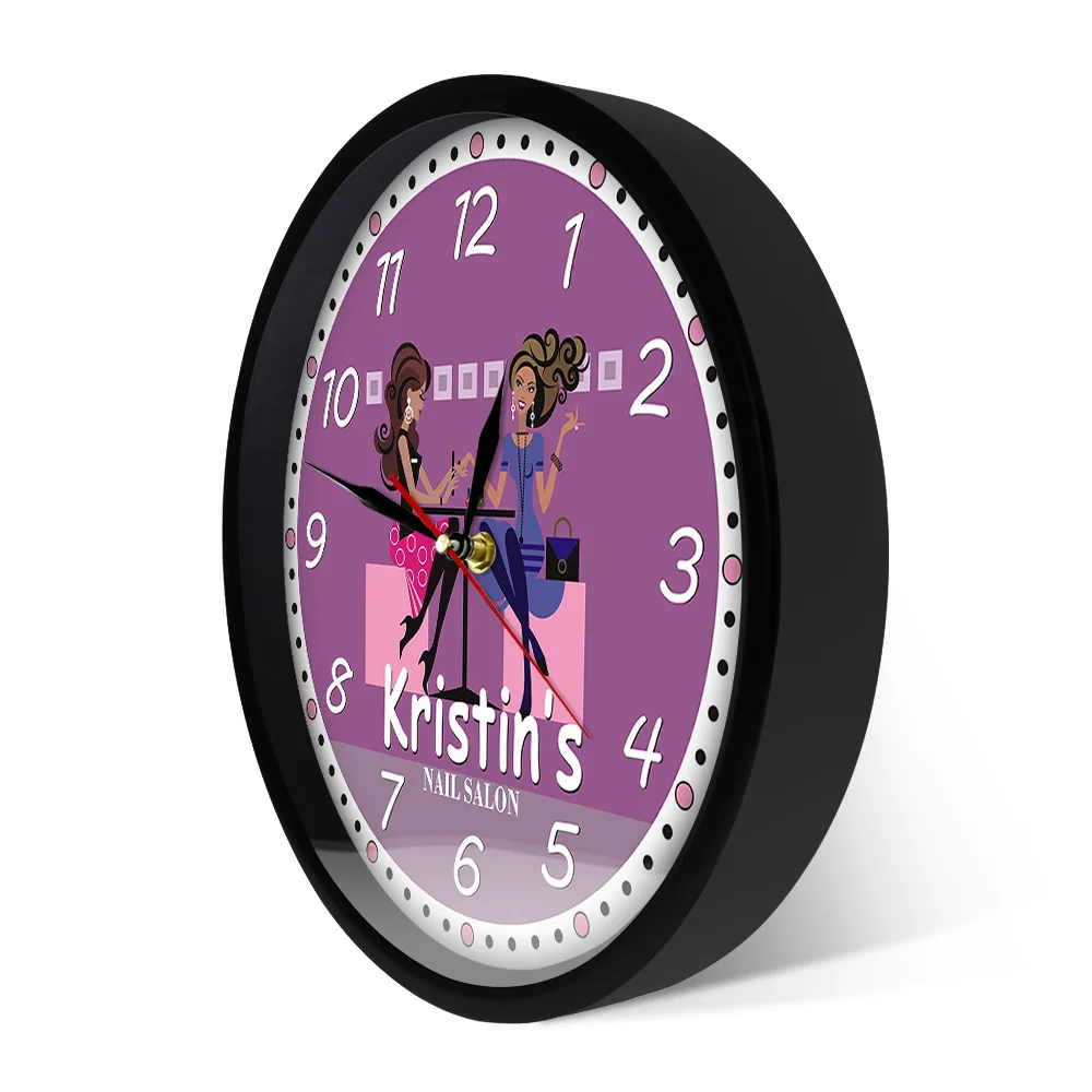 Современные настенные часы Nail Tech для салона красоты спа Арт Декор персональные с