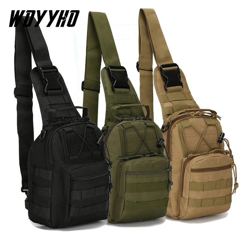 Уличный военный рюкзак на плечо 600D нагрудная Сумка-Слинг Molle тактическая