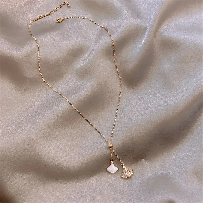 FYUAN модный длинный свитер цепочка ожерелья для женщин Bijoux черно-белый