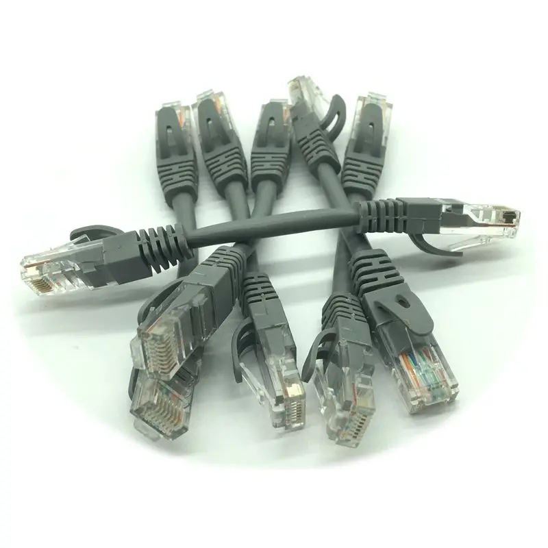 CAT5e UTP Ethernet сетевой штекер RJ45 патч LAN короткий кабель 10 см 0 1 м|Компьютерные кабели