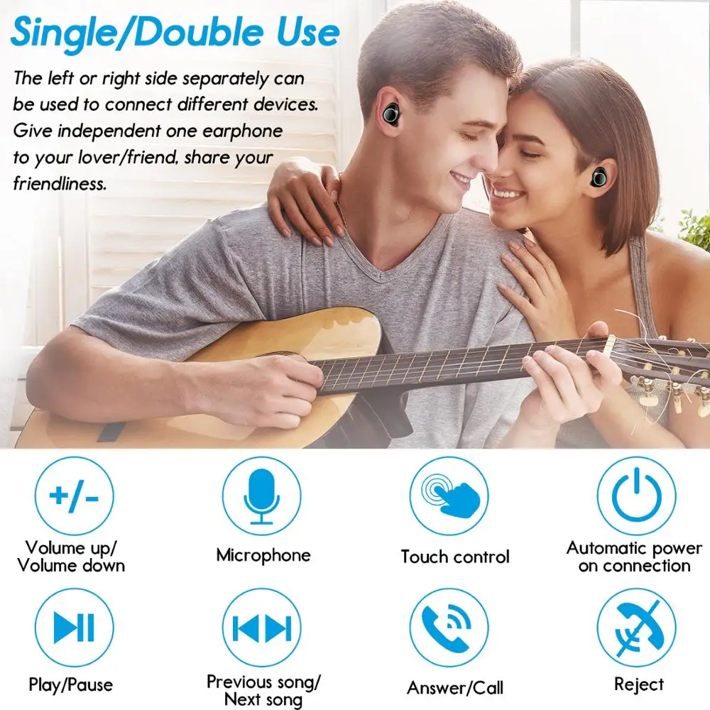 Newmsnr X9 TWS HD стерео наушники беспроводные наушники, bluetooth 5,0 IPX7 водонепроницаемый шумоподавление Голосовое управление