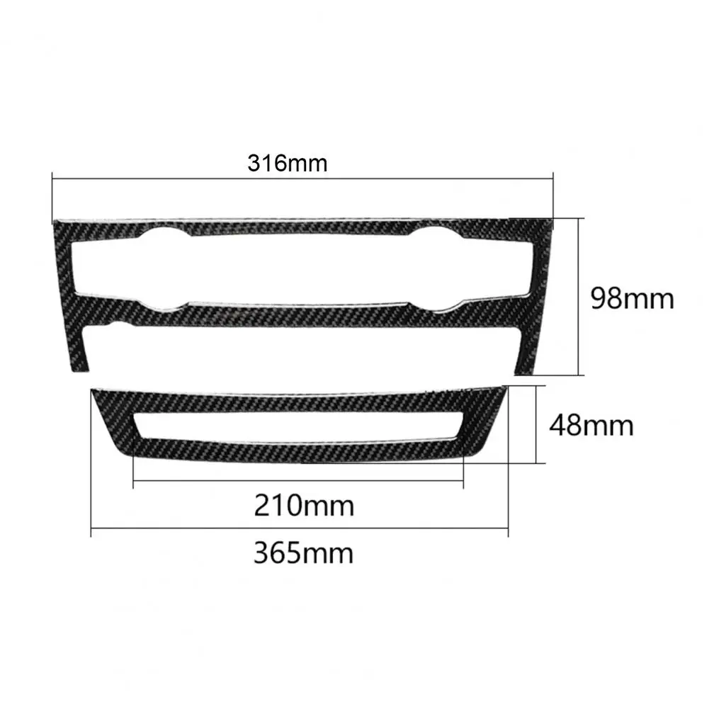 Углеродное волокно кондиционирование воздуха компакт дисков панель управления
