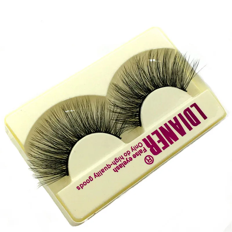 1 пара 3D накладные ресницы из искусственной норки полный объем толстые длинные