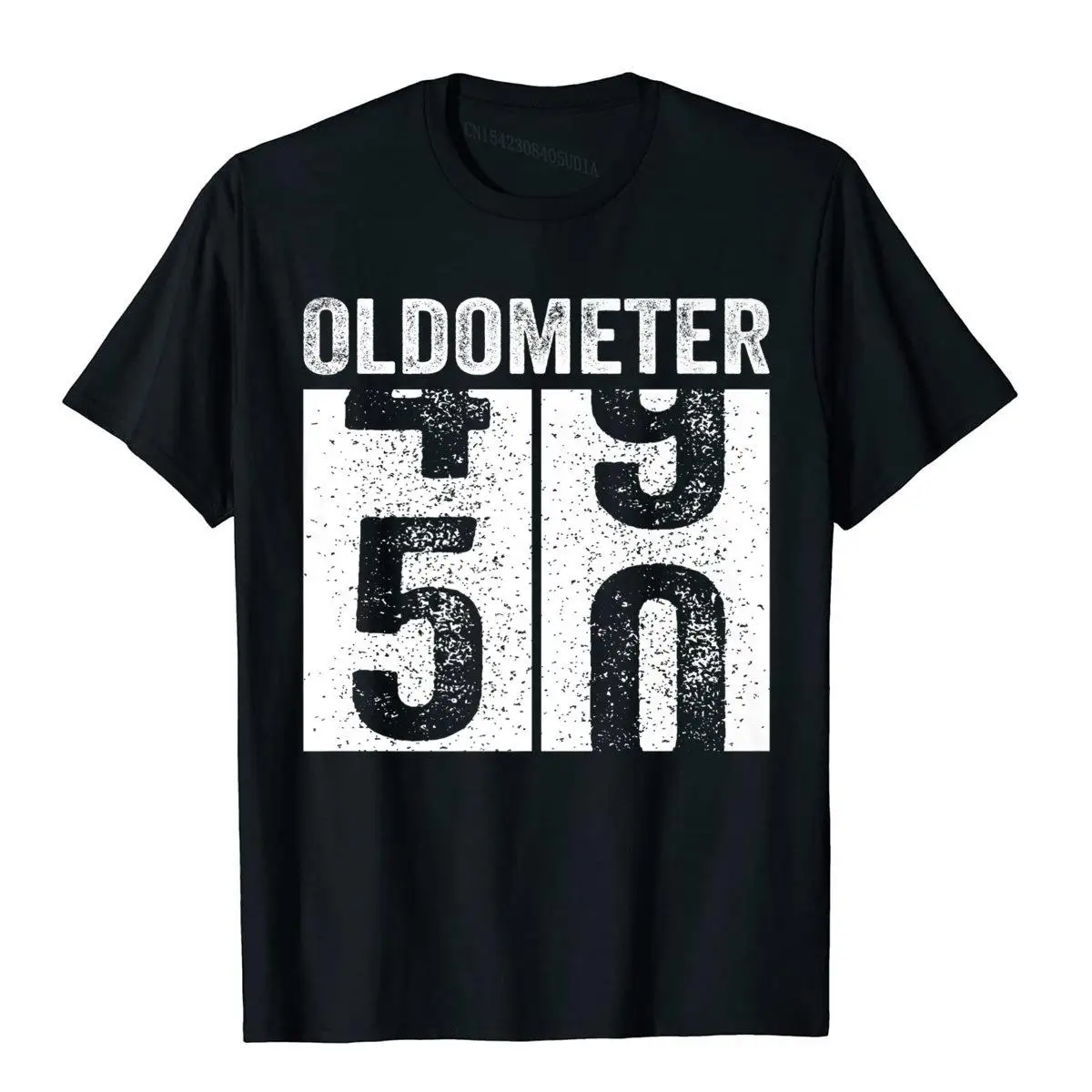 

Oldometer 49-50 Shirt 50th Birthday Funny Gift Premium T-Shirt Cotton Tops Tees For Men Design Top T-Shirts Preppy Style Newest