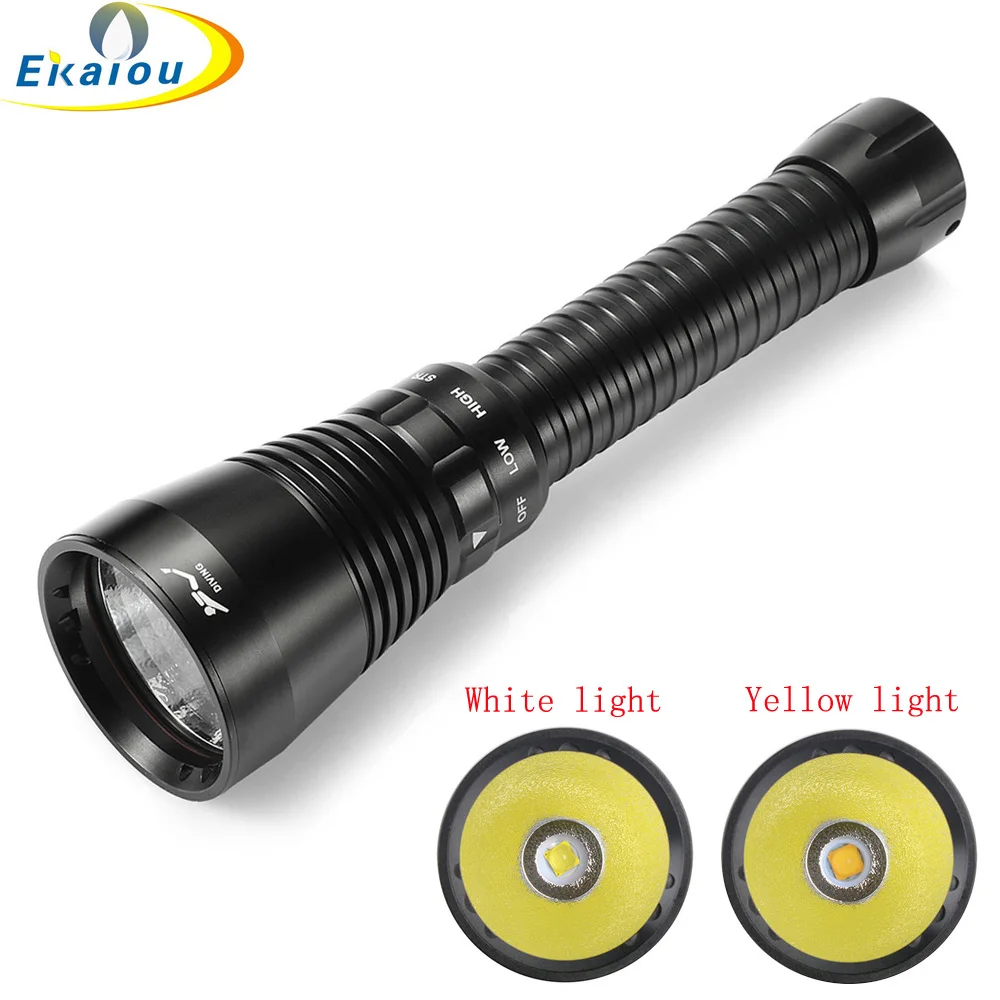 Мощсветильник Подводный фонарь для подводного плавания яркий светодиодный