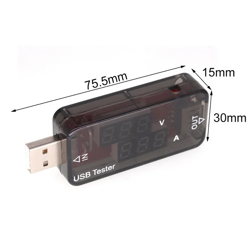 ЖК дисплей цифровой вольтметр Амперметр тестер USB детектор зарядное устройство