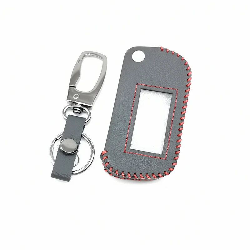 

A93 for Starline A93 A63 A39 A93 Folding Car Flip Remote Fob Case Cover Hot Sale Car Alarm Shape Top layer Leather Case