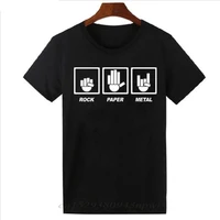 summer 2020 rock paper metal t shirt heavy metal band hip hop tops tee shirts harajuku short sleeve cool t shirt for men women