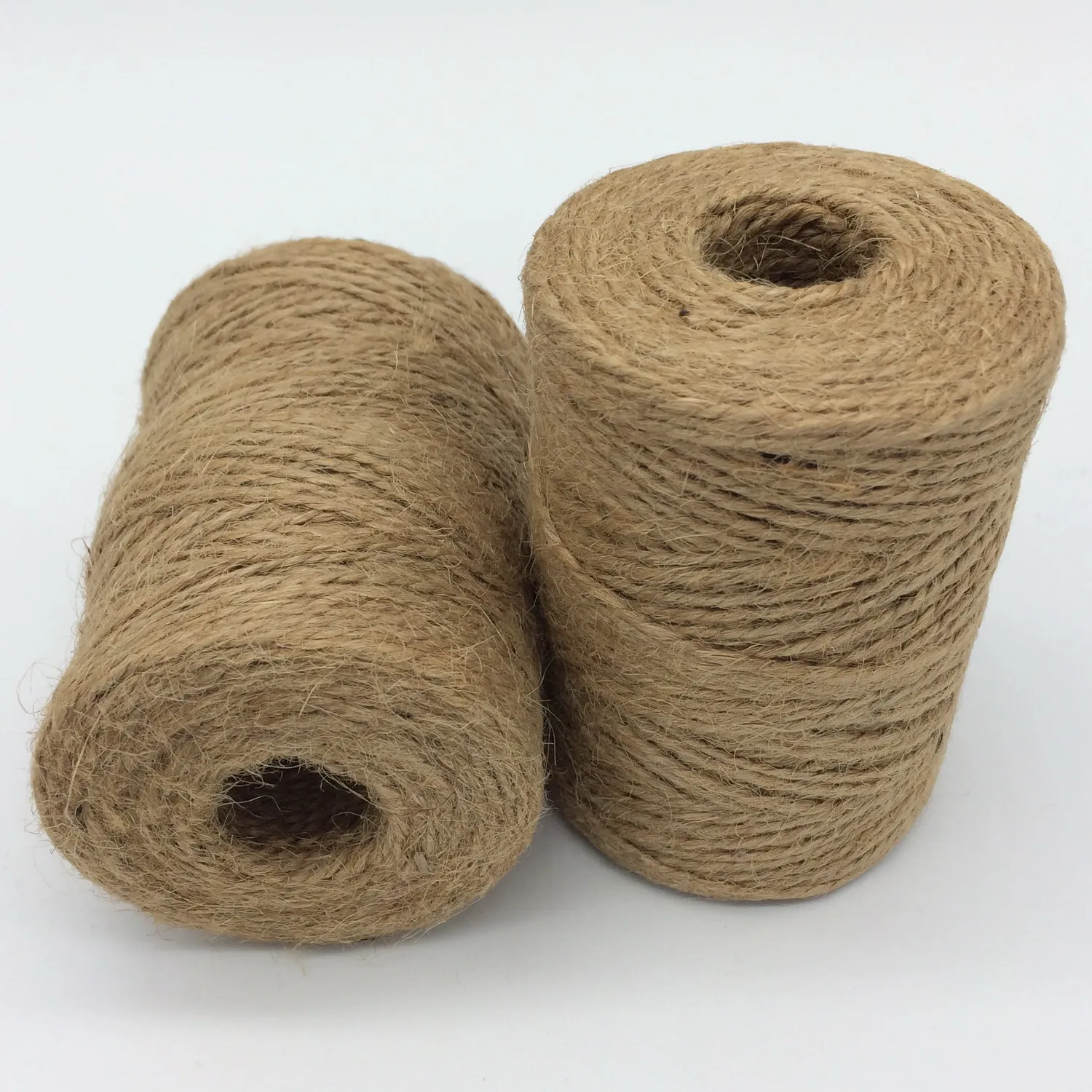 2pcs/lot Natural jute twine (1.5mm)110yards/spool 2 ply twisted string rope cords | Дом и сад