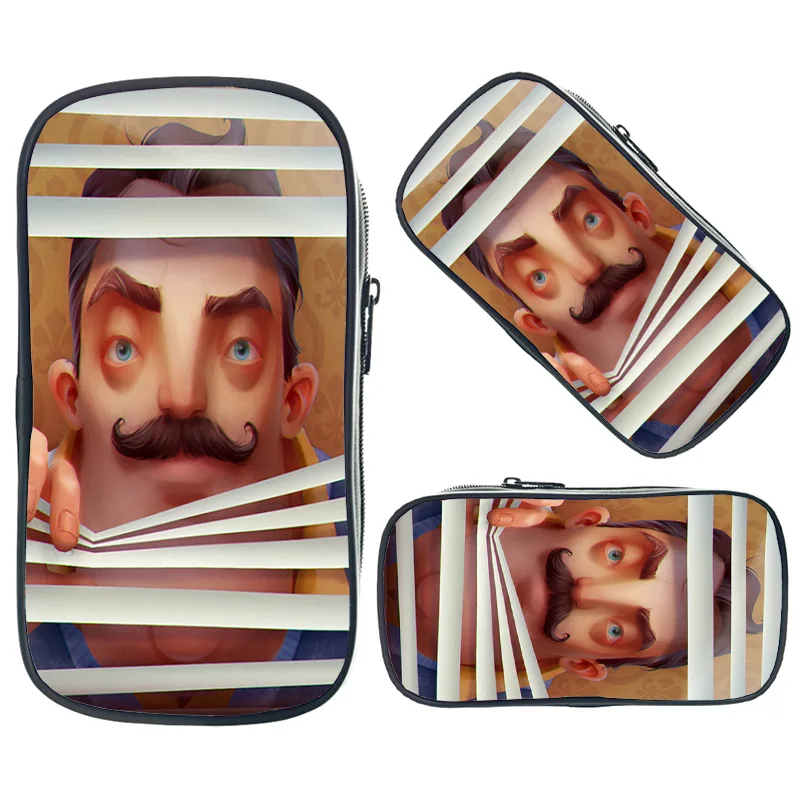 Hello Neighbor Cosmetic чехол канцелярские сумки для хранения Чехол макияжа Детские