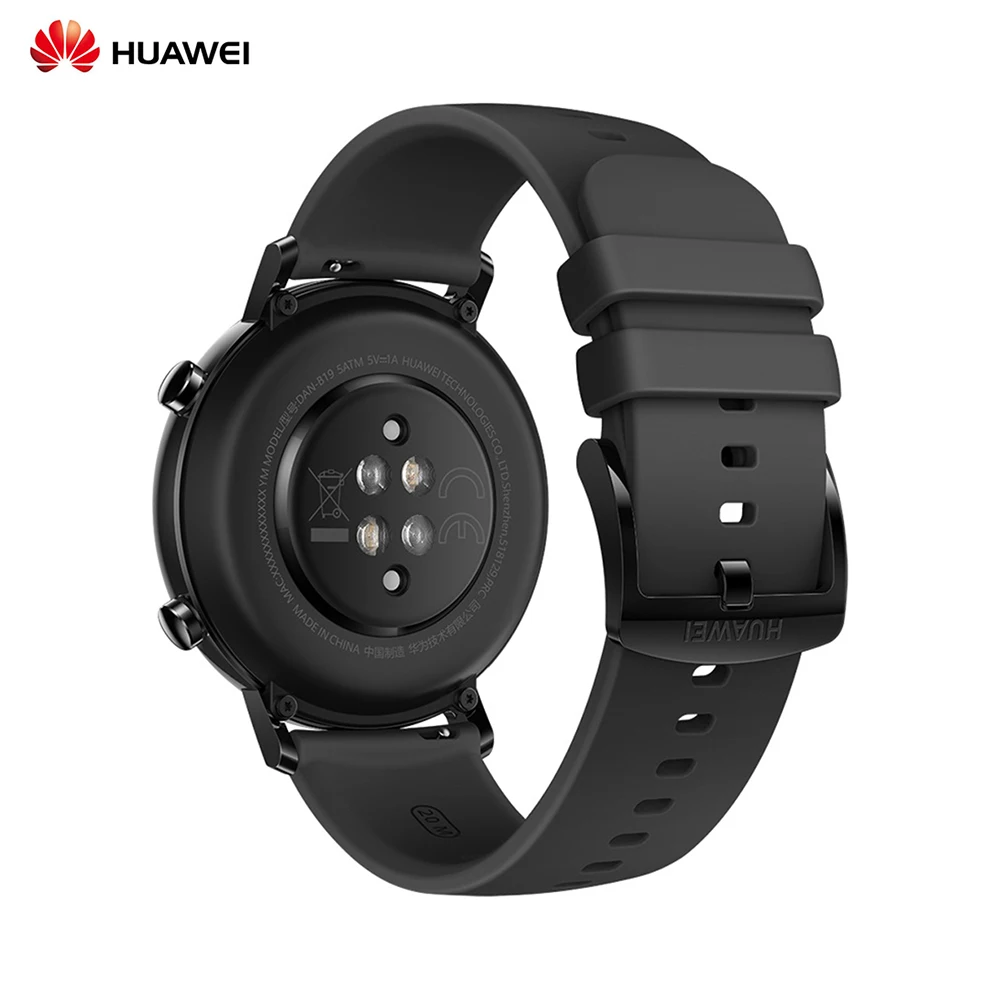 HUAWEI WATCH GT 2 Smartwatch 42 мм 46 мм 5ATM GT2 BT умные часы водонепроницаемые спортивные BT 5,1 gps сердечного ритма кровяное давление для мужчин и женщин